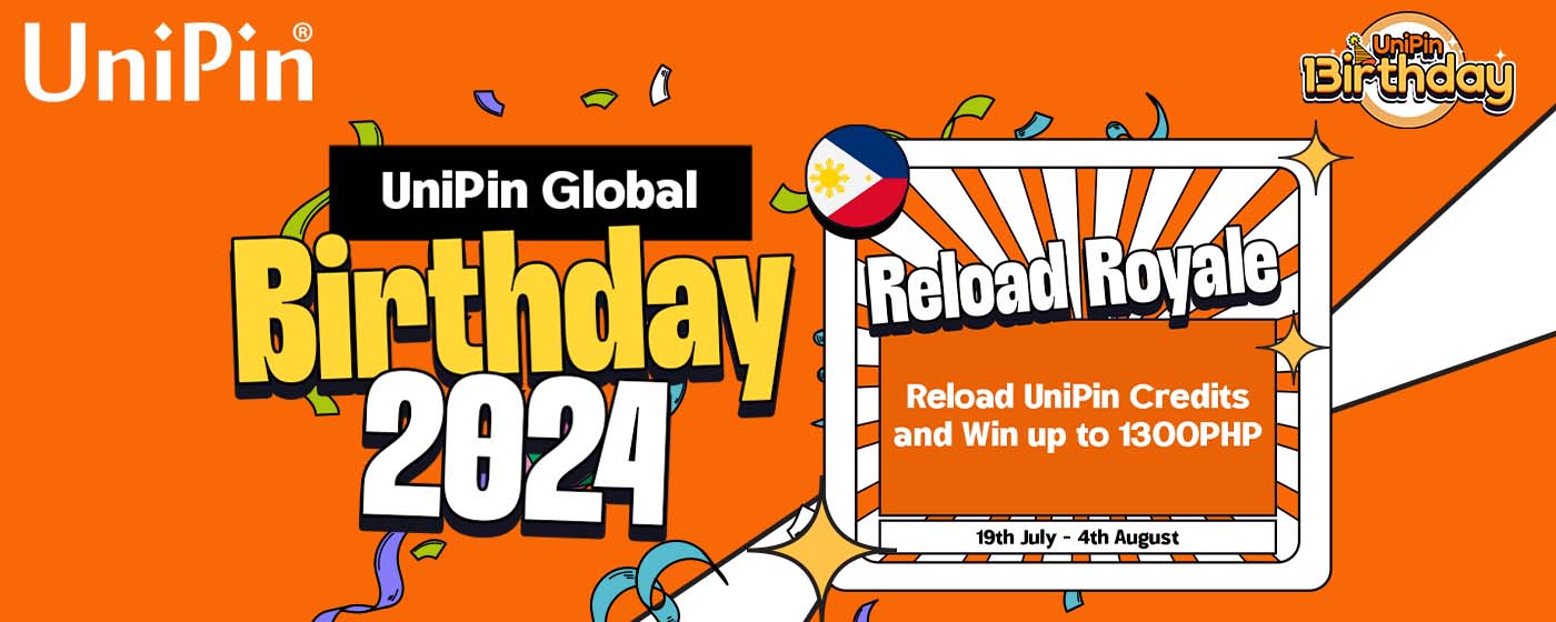 🎉 Reload Royale: Reload Your UniPin Credits to Win Exclusive 1300PHP Cashback! 💰✨ (PH)